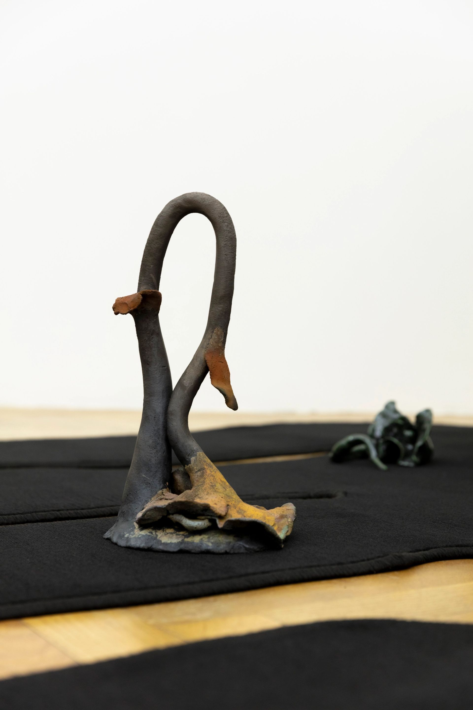 Veronika Hilger, Untitled, 2023, ceramic, glazed (raku), 32.5 × 21 × 14 cm, VH/S 61