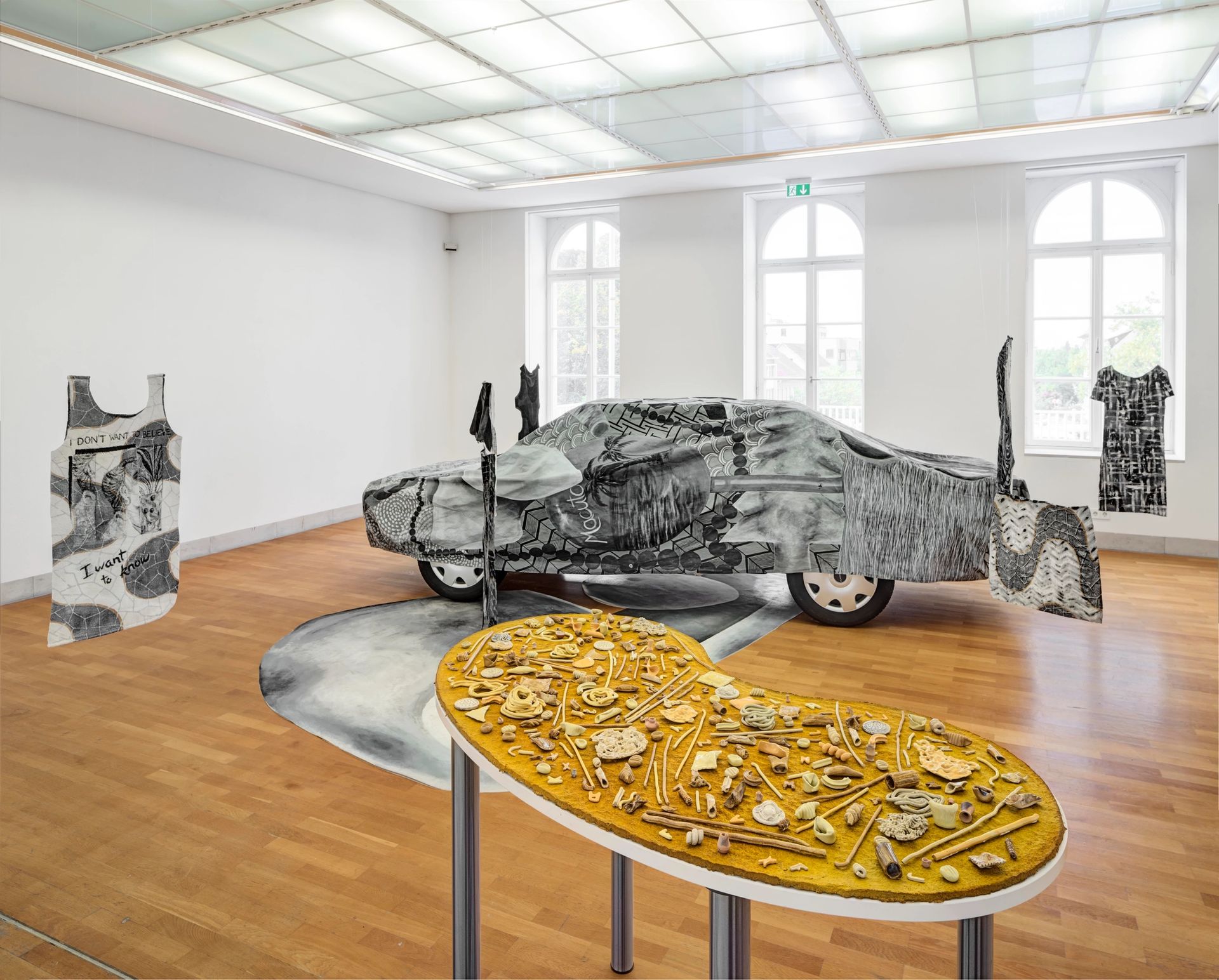 Ana Navas, I had to think of you (Introduction), installation view, Stadtgalerie Sindelfingen, 2017, photo: Henning Krause,
