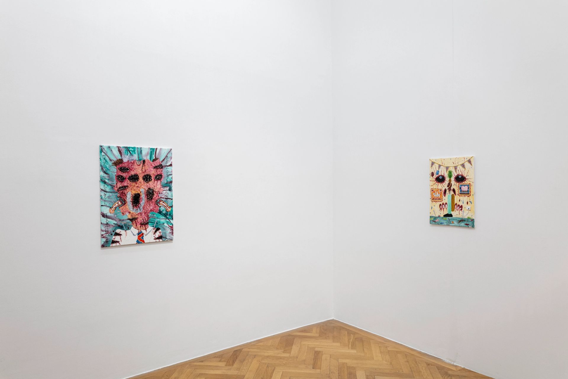 Andrew is Trapped in Tiger Fur Church, 2025, Installation view at Sperling, Munich, photo: Sebastian Kissel