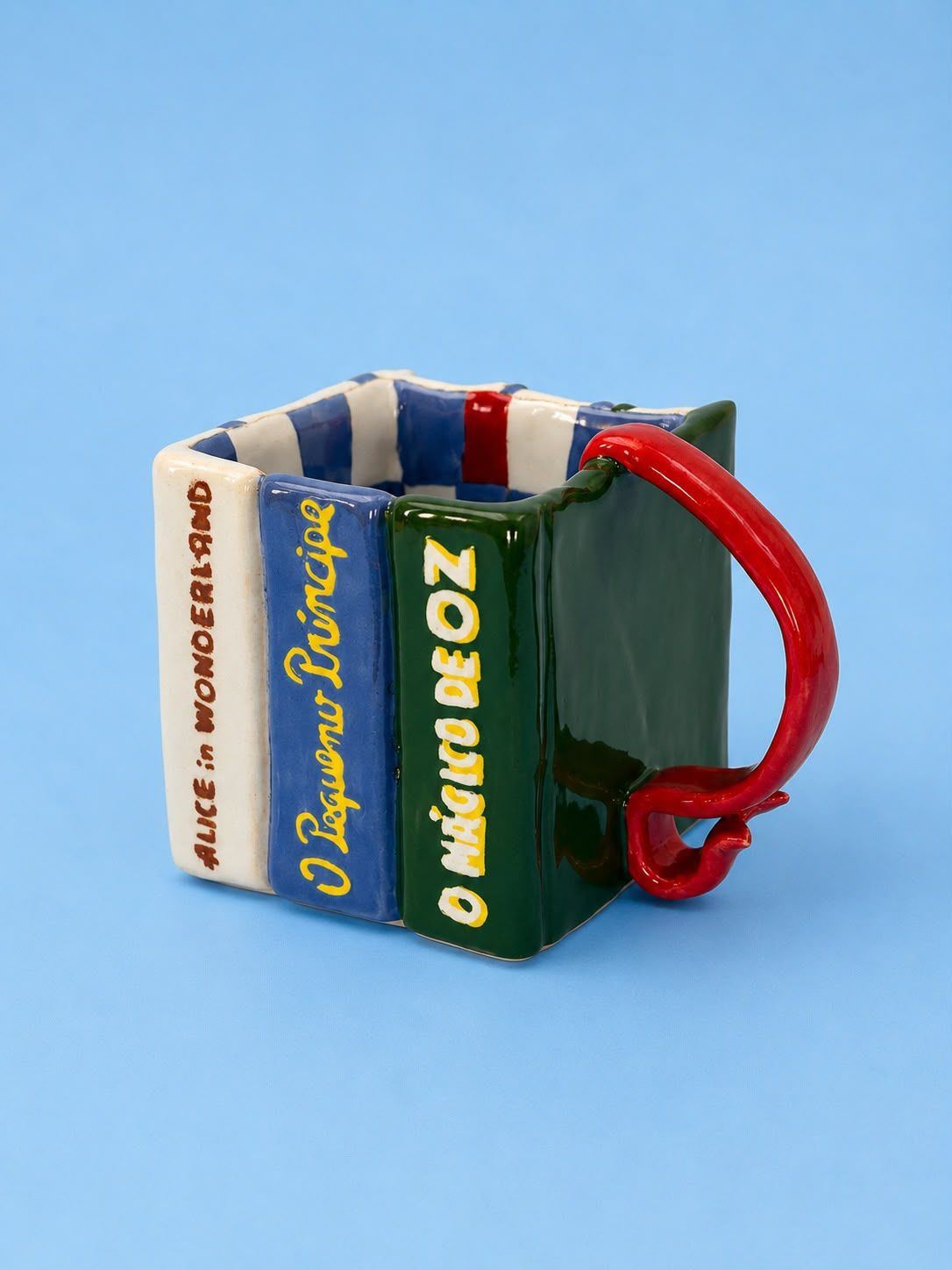 Caneca "Coleção de livros"