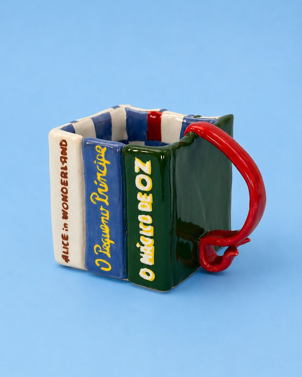 Caneca "Coleção de livros"