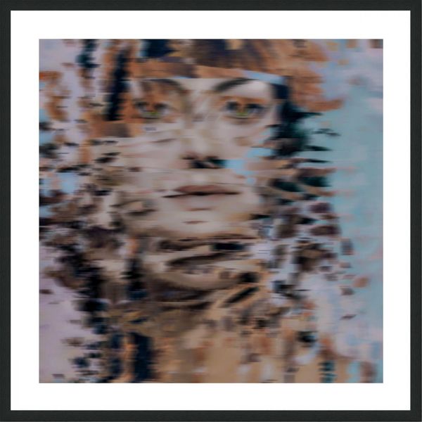 Martina Ziegler pintura abstracta fotografía mujeres retrato superposición rostro distorsionado