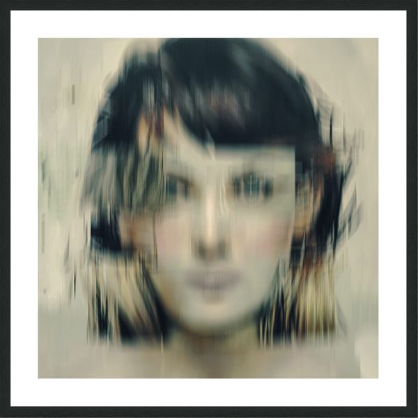 Martina Ziegler 抽象绘画摄影女性肖像运动模糊扭曲的脸