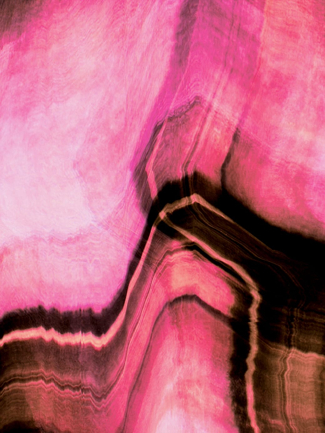 摄影，Michael Monney aka acylmx的扫描照片，粉红色的抽象图像