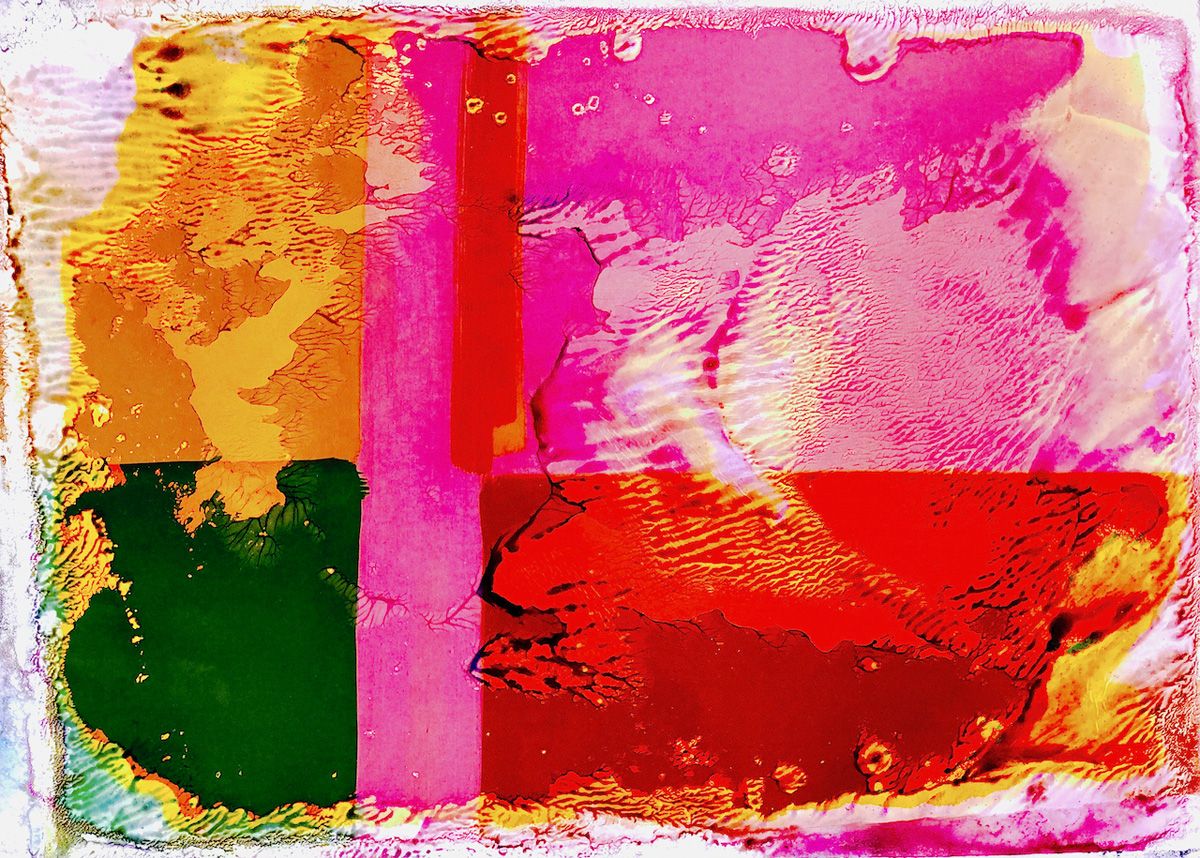 Manfred Vogelsänger 抽象的模拟摄影模糊的色彩