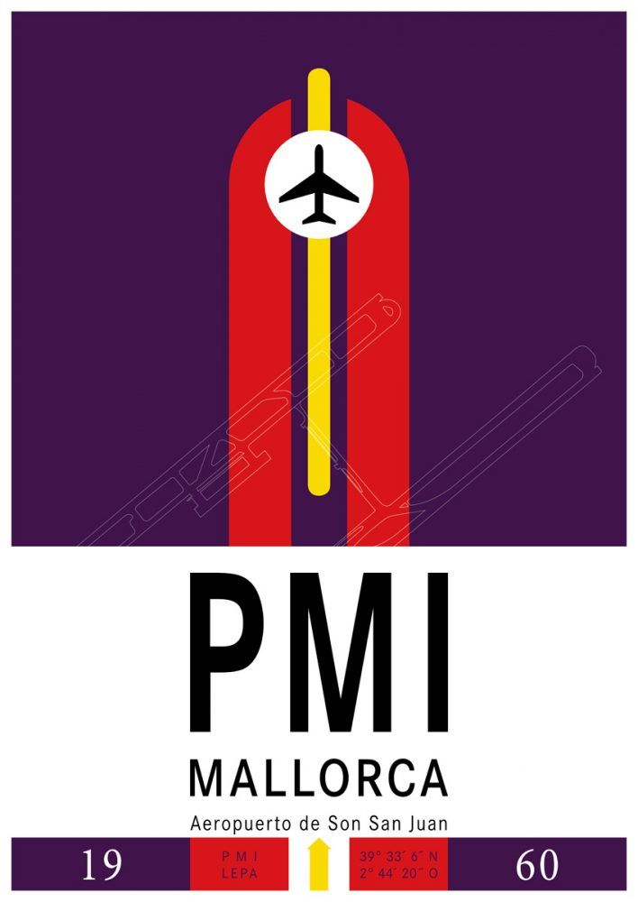 Jörg Conrad 插图 排版 PMI 帕尔马机场 马略卡岛 圣胡安之子