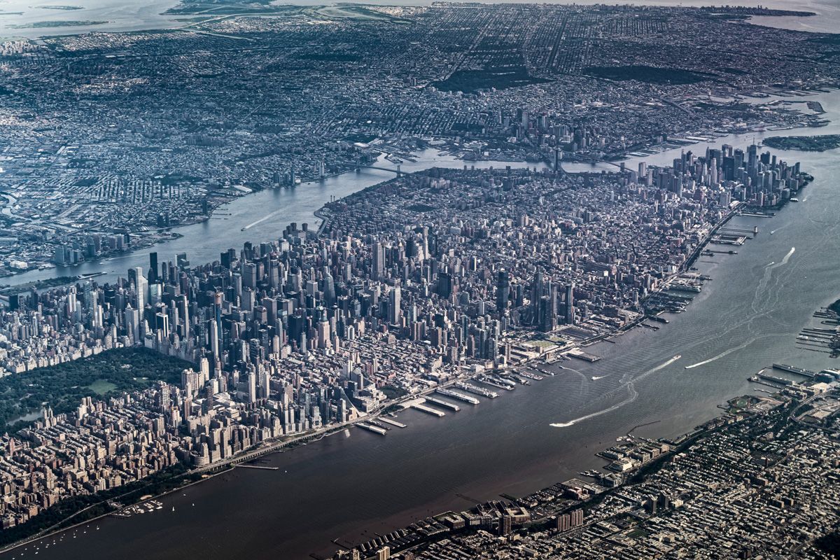 Joe Willems Fotografie Luftaufnahme von New York