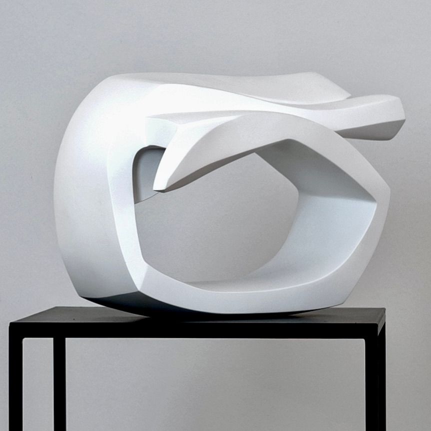 Carola Eggeling Sculpture White Cloud Shape