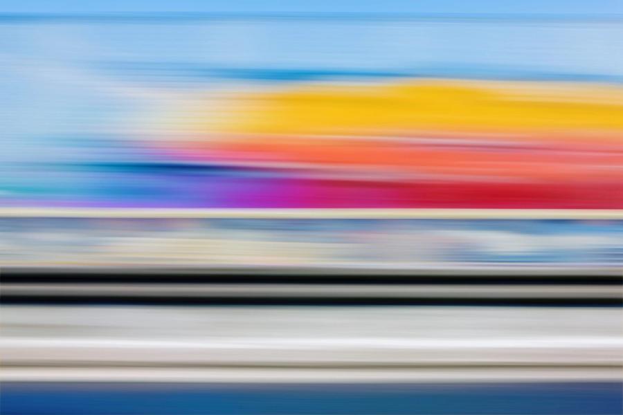 Martin C. Schmidt abstract photography motion blur colourful stripes