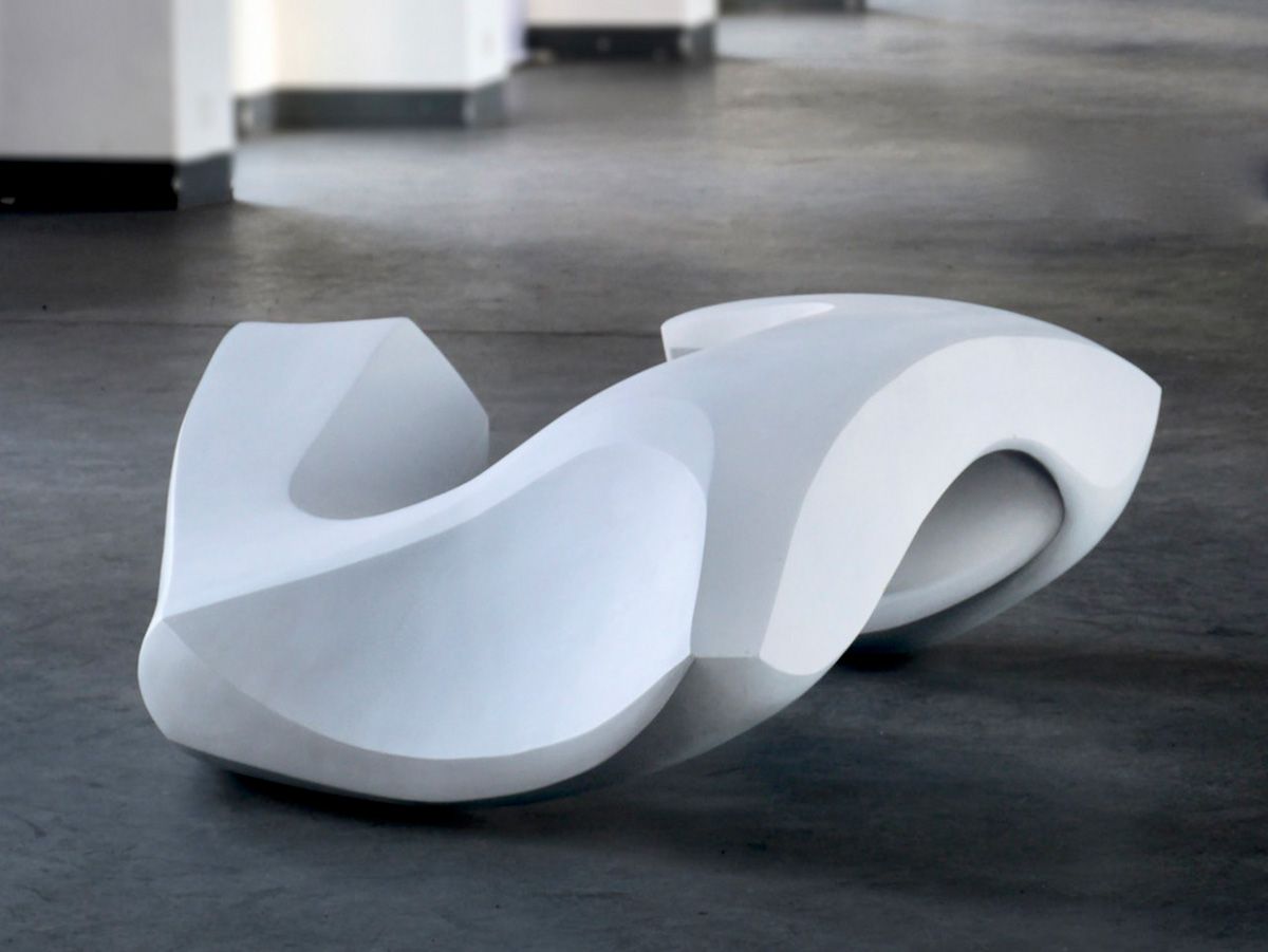 Carola Eggeling sculpture in white