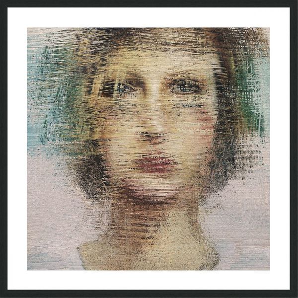 Martina Ziegler 抽象画 摄影 女人肖像 叠加扭曲的脸