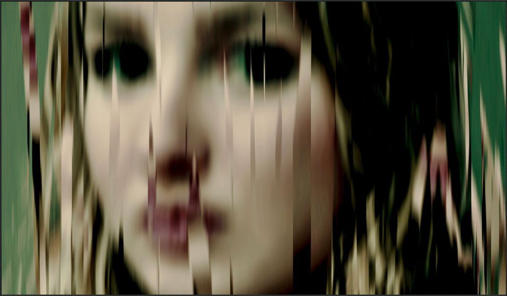 Martina Ziegler abstract photography painting women portrait deconstructed and blurred