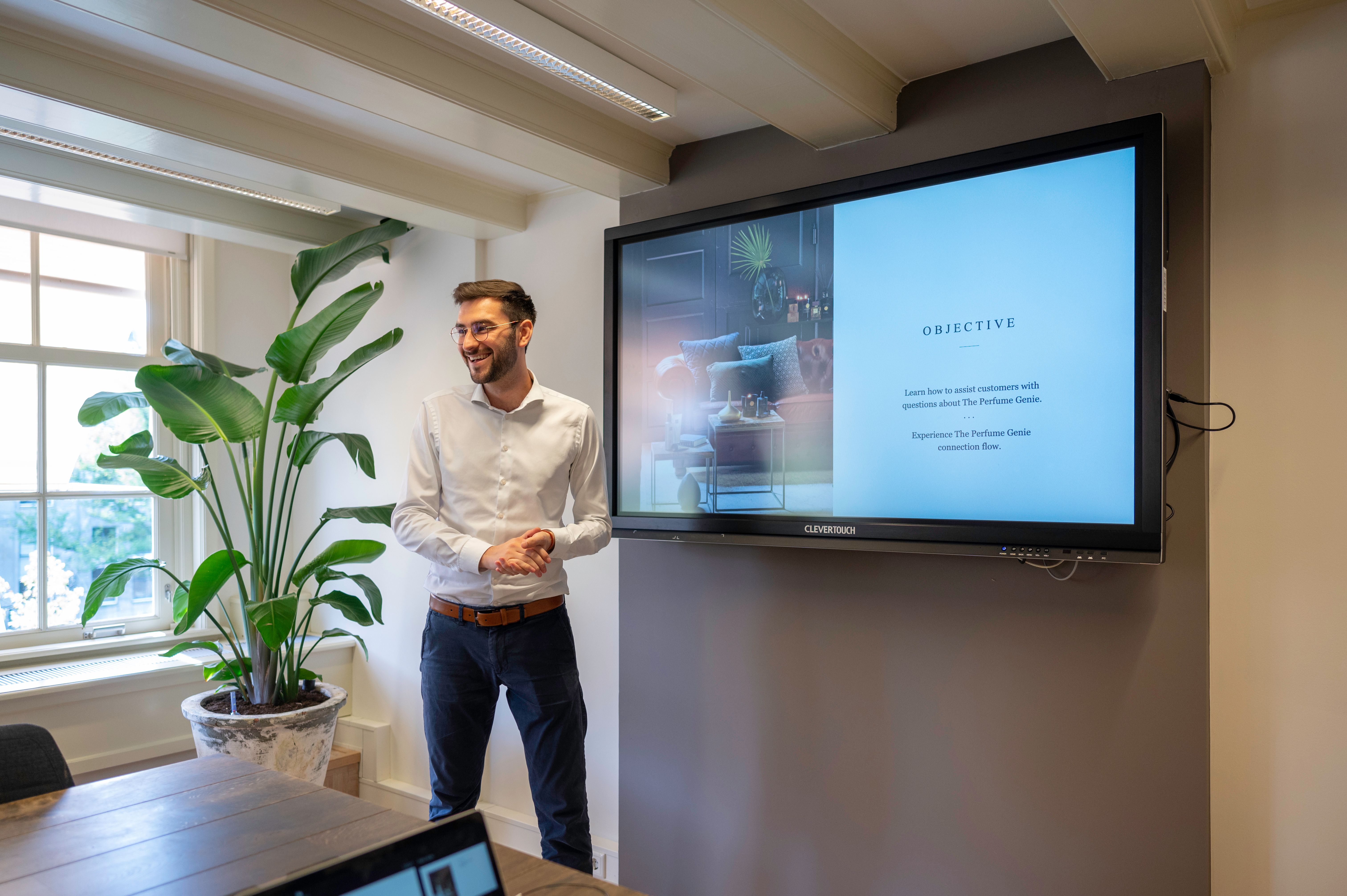 Rituals Business Analyst presenting