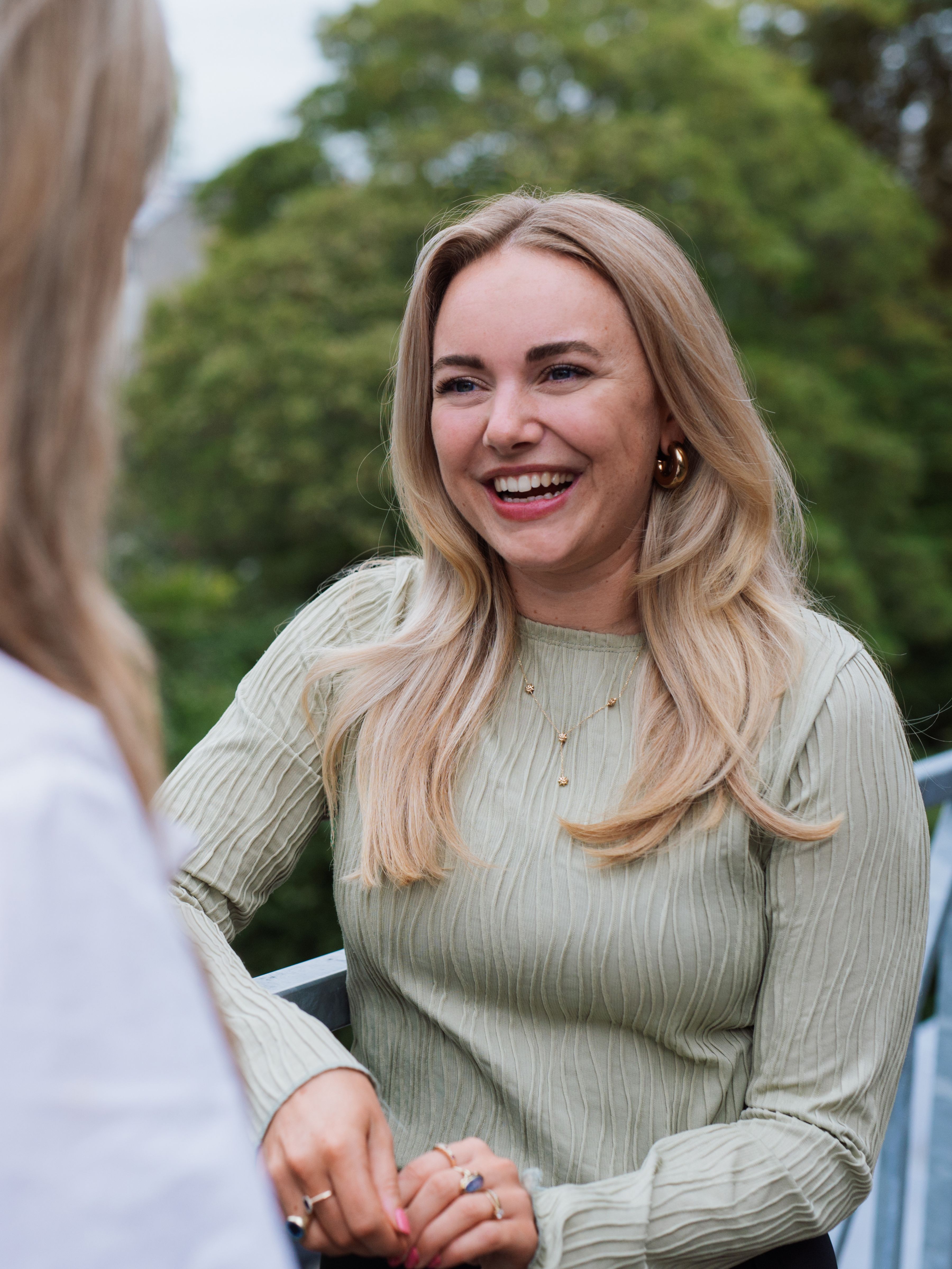 Smiling woman