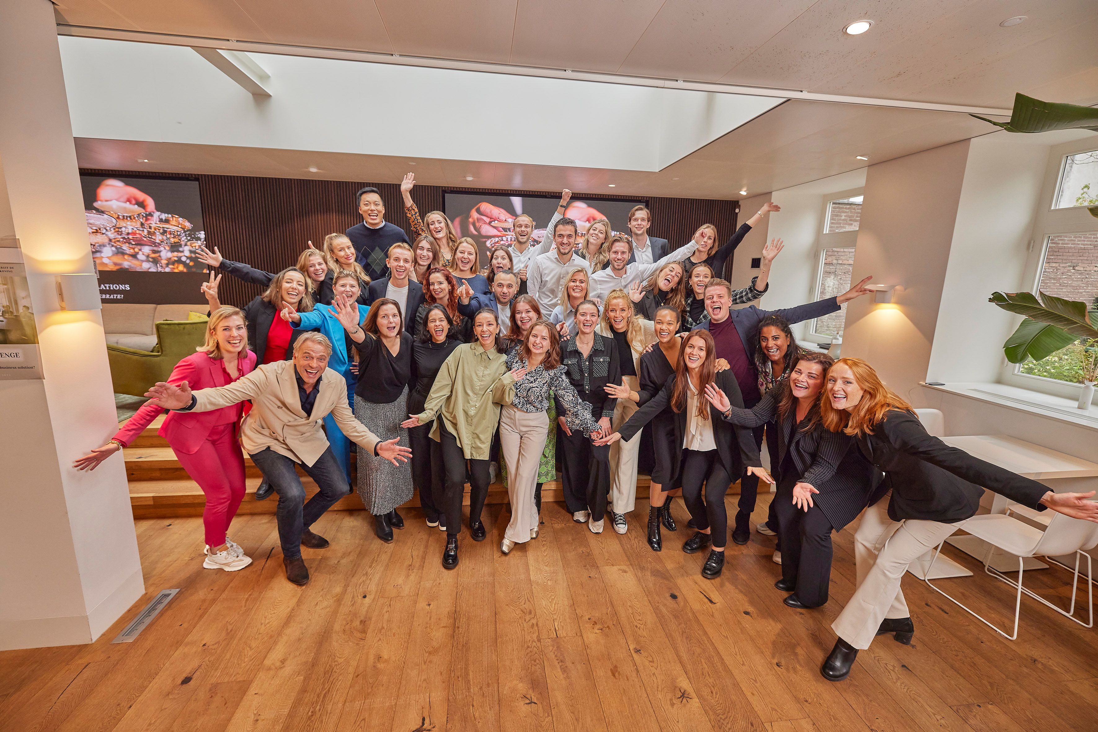 Team picture of our young talent program-group