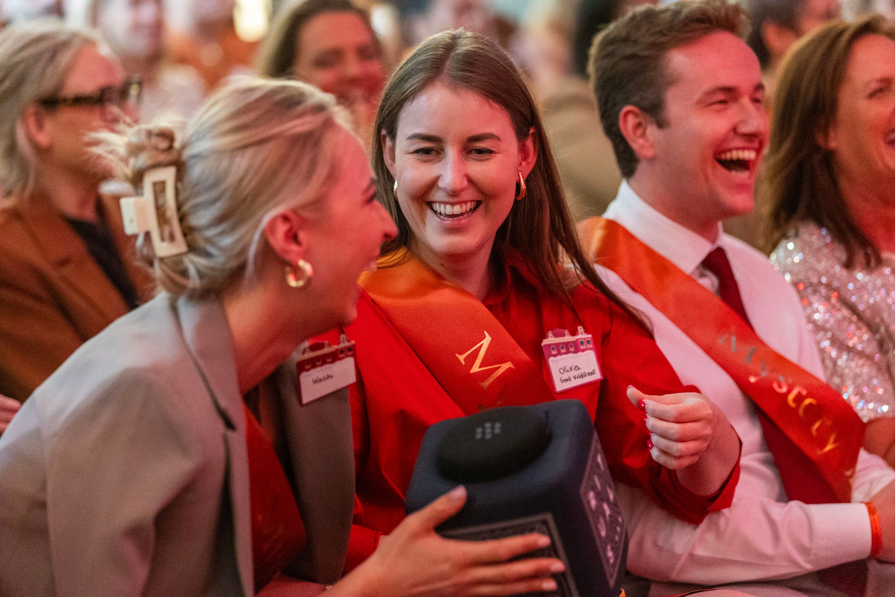 Collega's hebben plezier