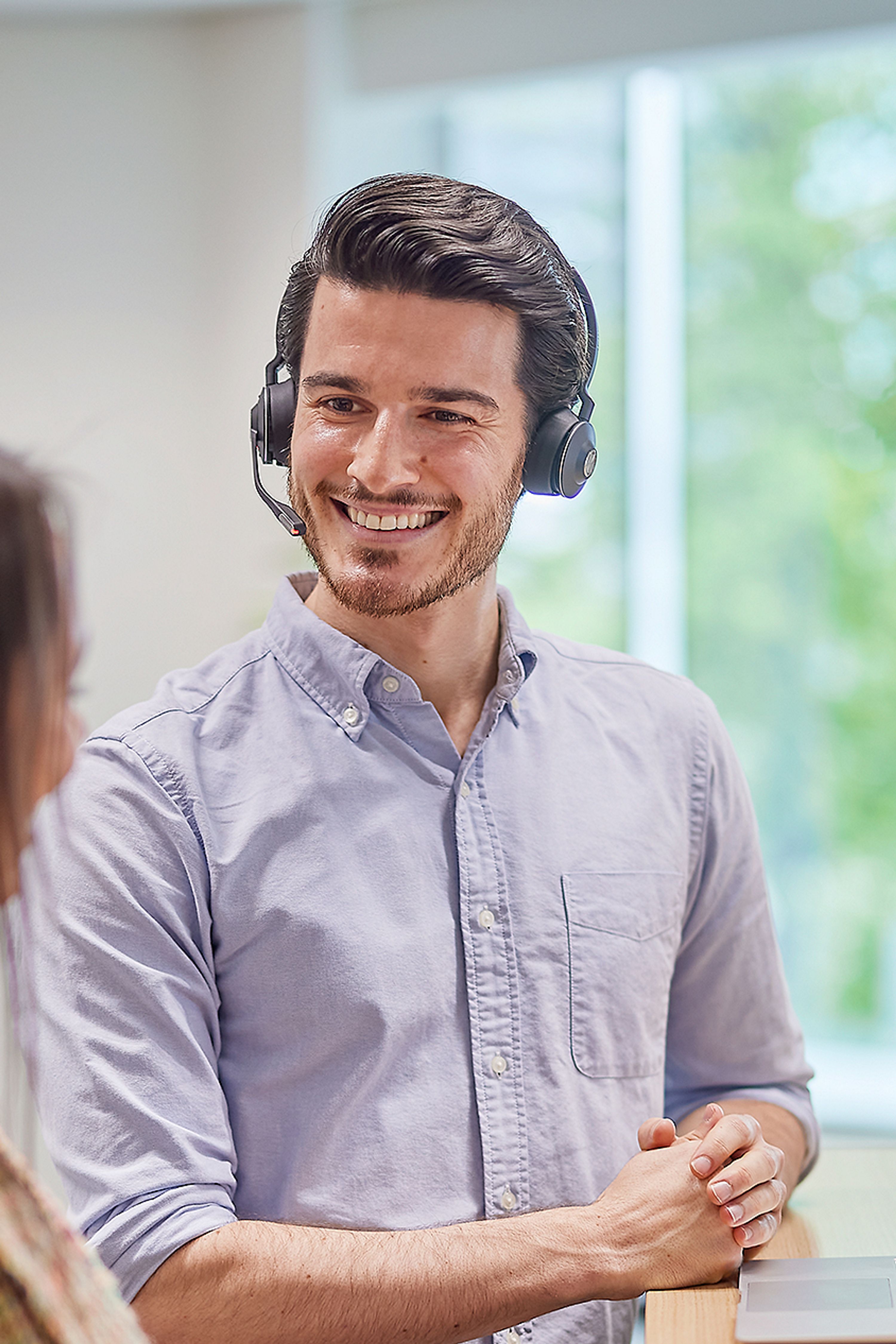 Customer relations employee