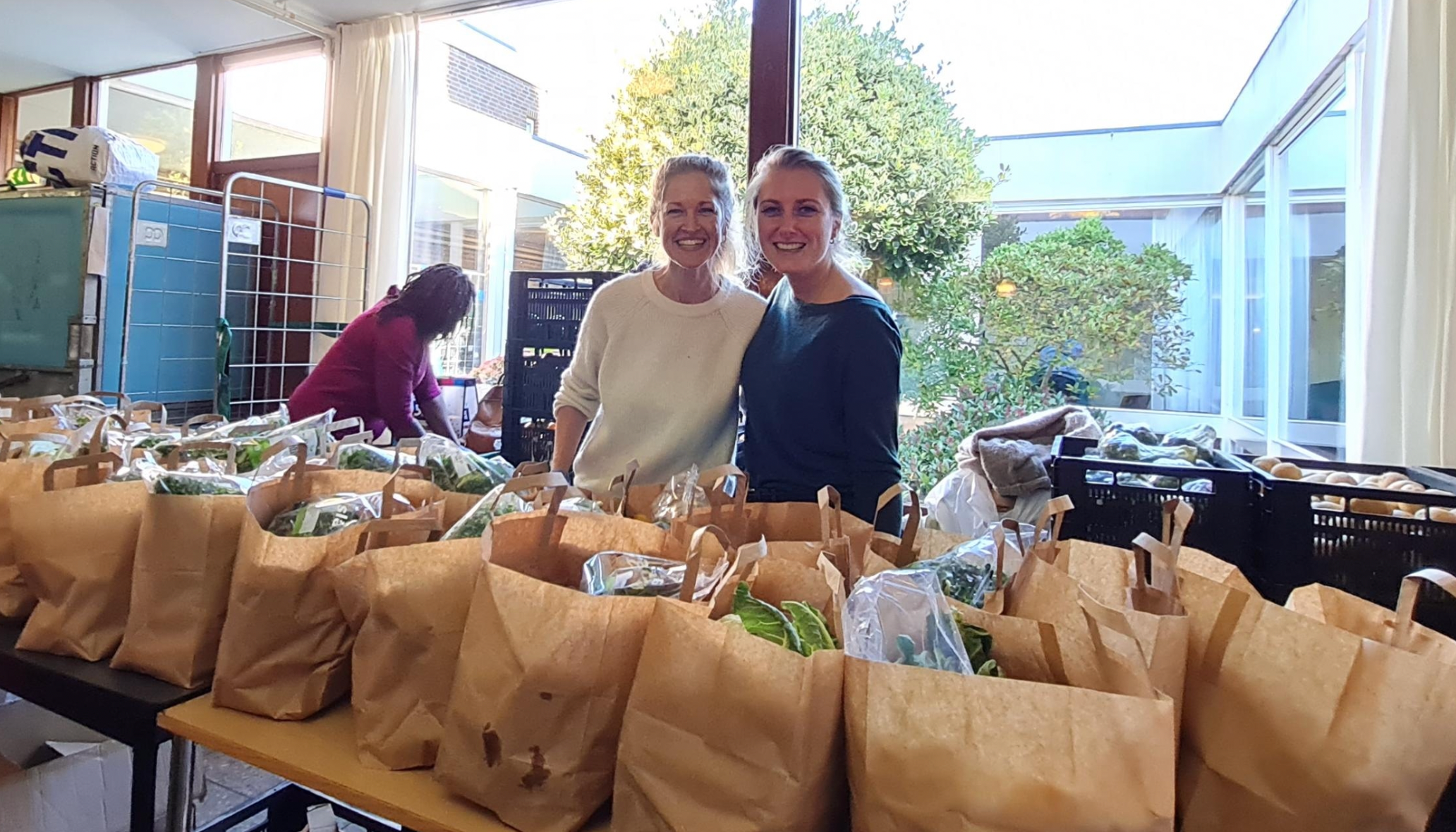 Medarbetare vid Foodbank