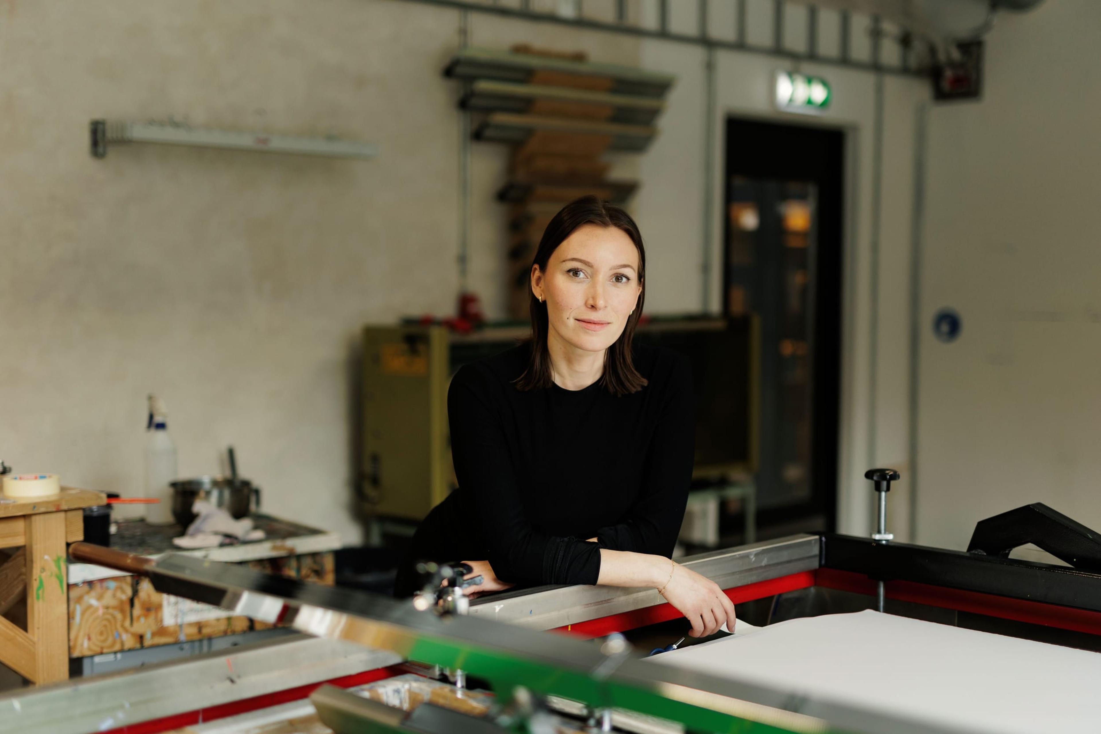 Andrea Scholze at Fellesverkstedet in Oslo. Photo: Åsmund Holien Mo