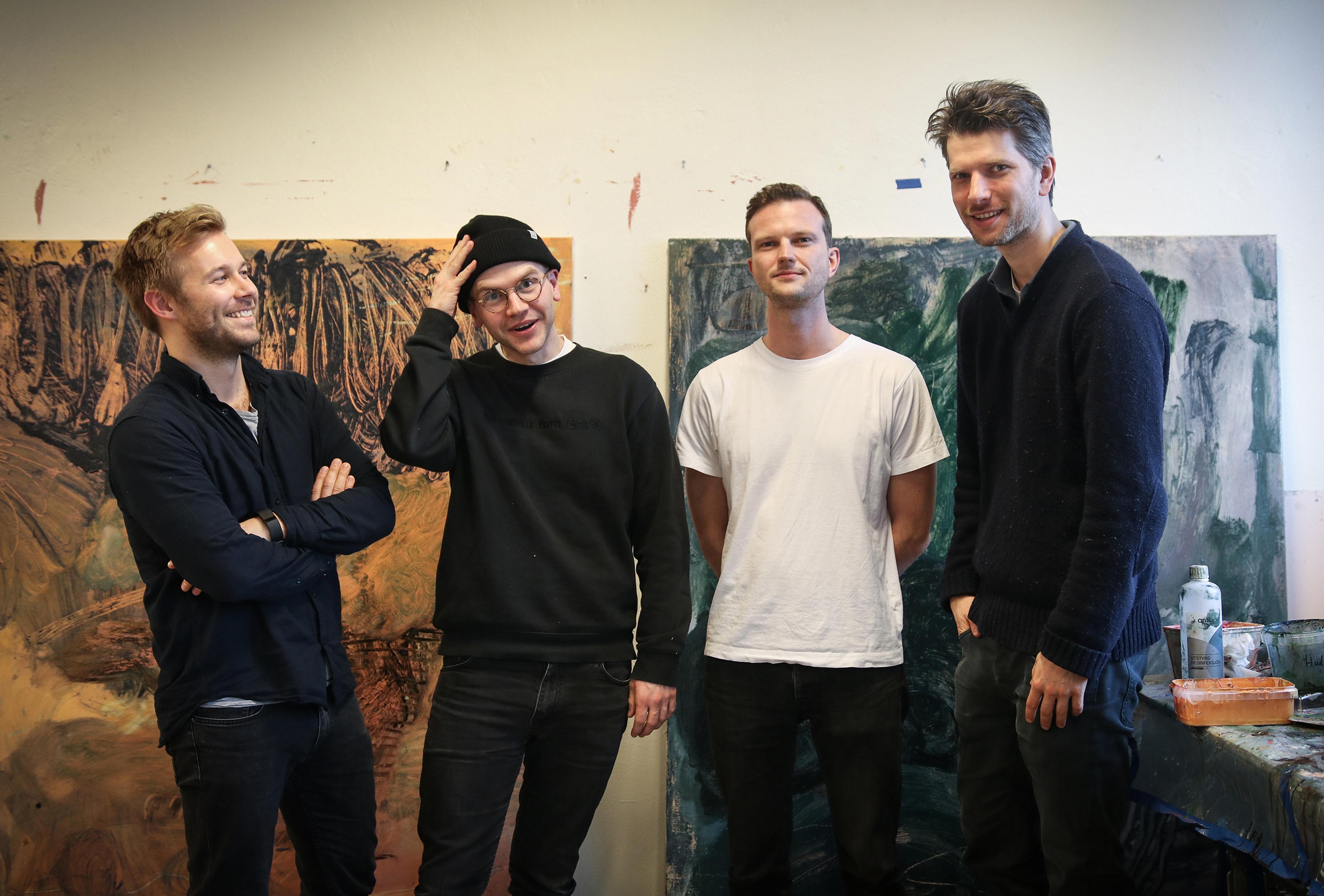 Atelier gründerne - Christian von Hanno, Ruben Steinum, Markus Eckbo Endresen og Mikael Hegnar 