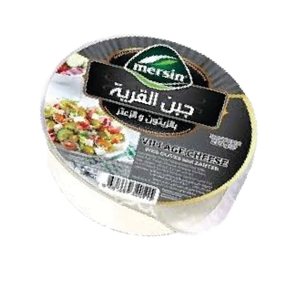 جبنة القرية بالزيتون و الزعتر