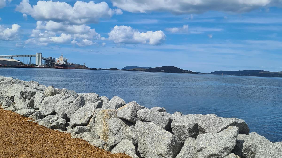 look out from the marina