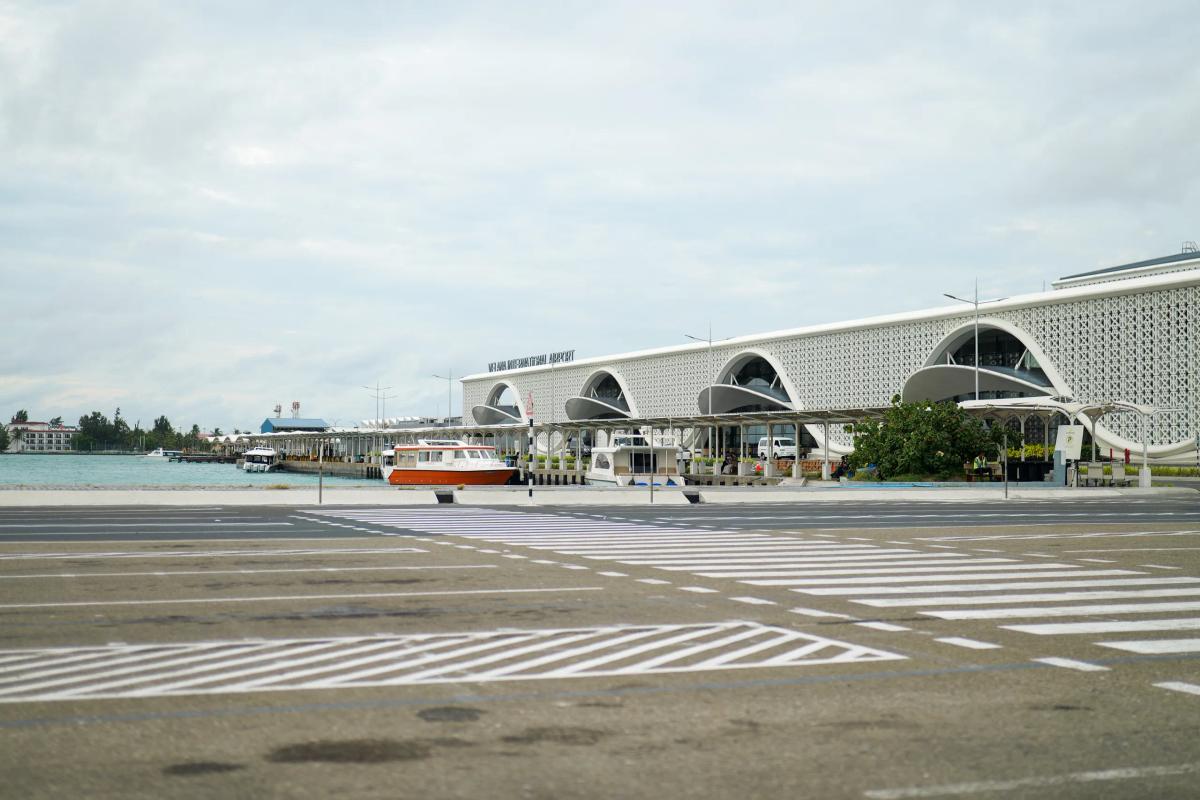 Exterior of Terminal 1 at Velana International Airport