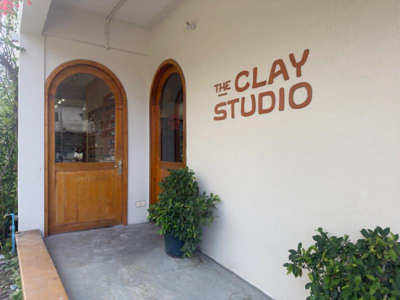 Entrance of The Clay Studio in Hulhumalé