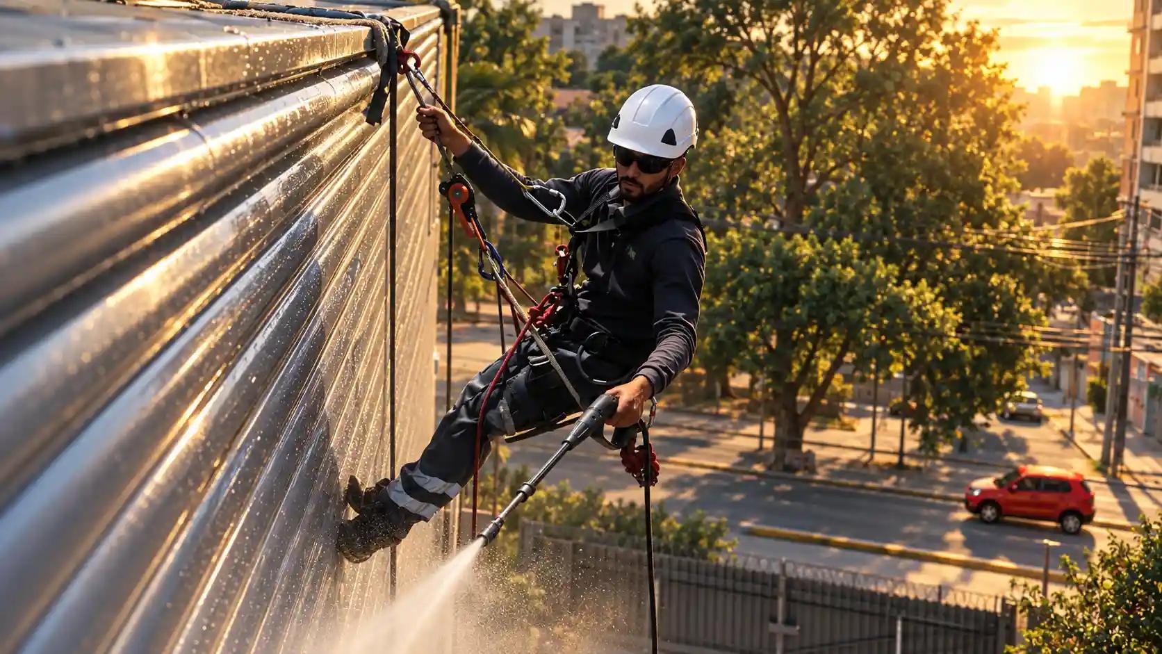 Hidrolavado de Fachadas, Techumbres y Estructuras Metálicas