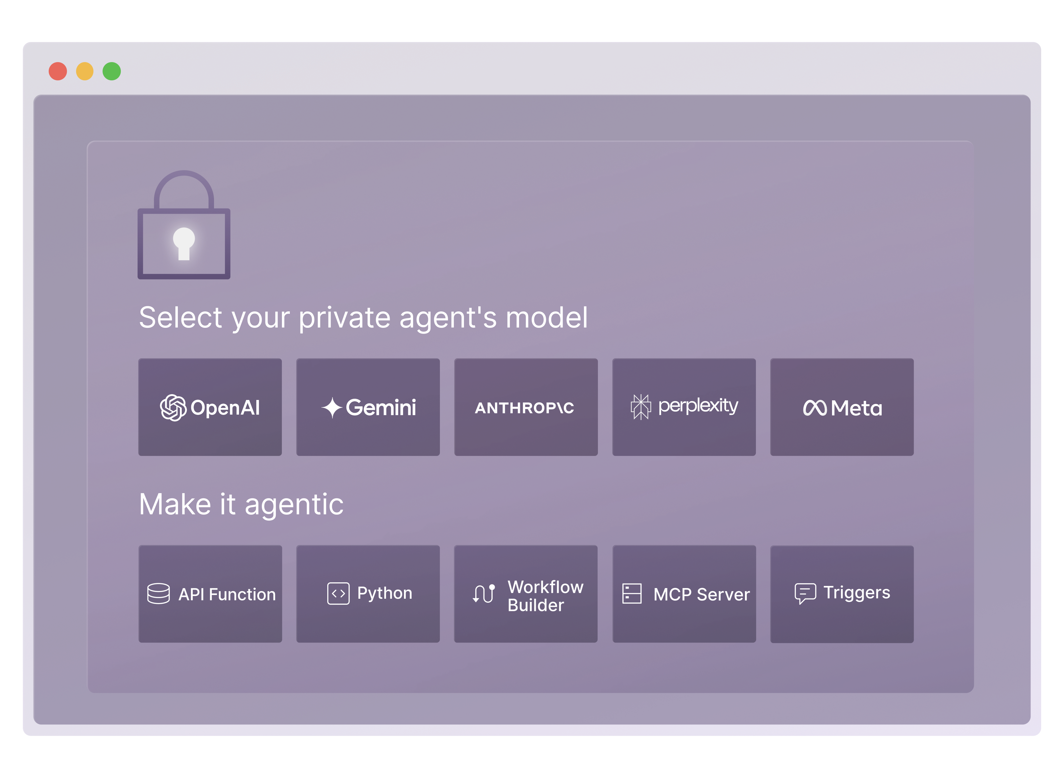 Securely create and manage AI solutions with the leading models