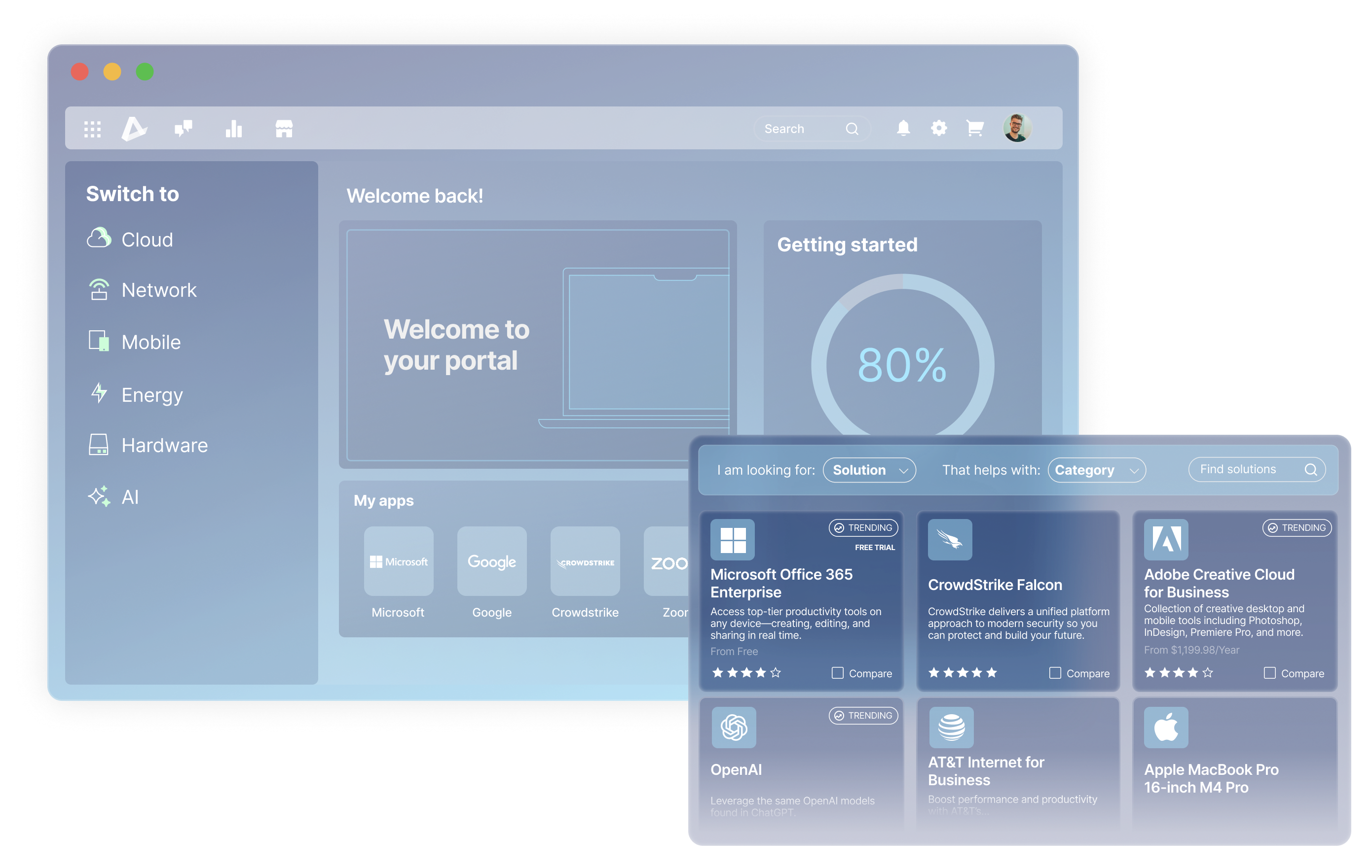 Find, buy, and manage every technology service that powers your business