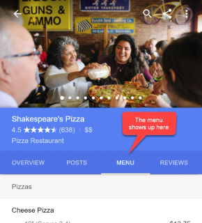 How to Add Menu to Google My Business for Your Restaurant