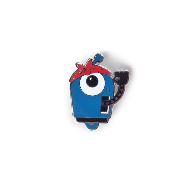 Rosie Enamel Pin 1.75 inches