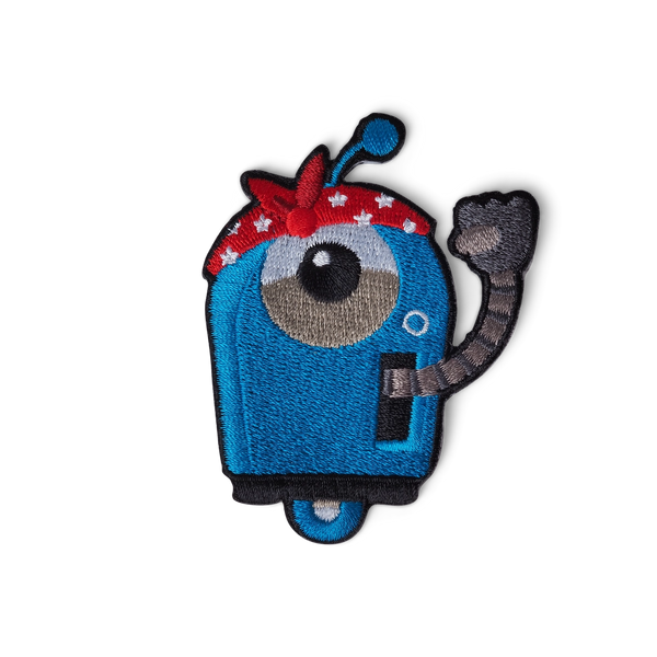 Rosie the Resistor Iron On Patch 3 Inches