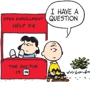 Charles Schulz' Peanuts characters Lucy and Charlie Brown