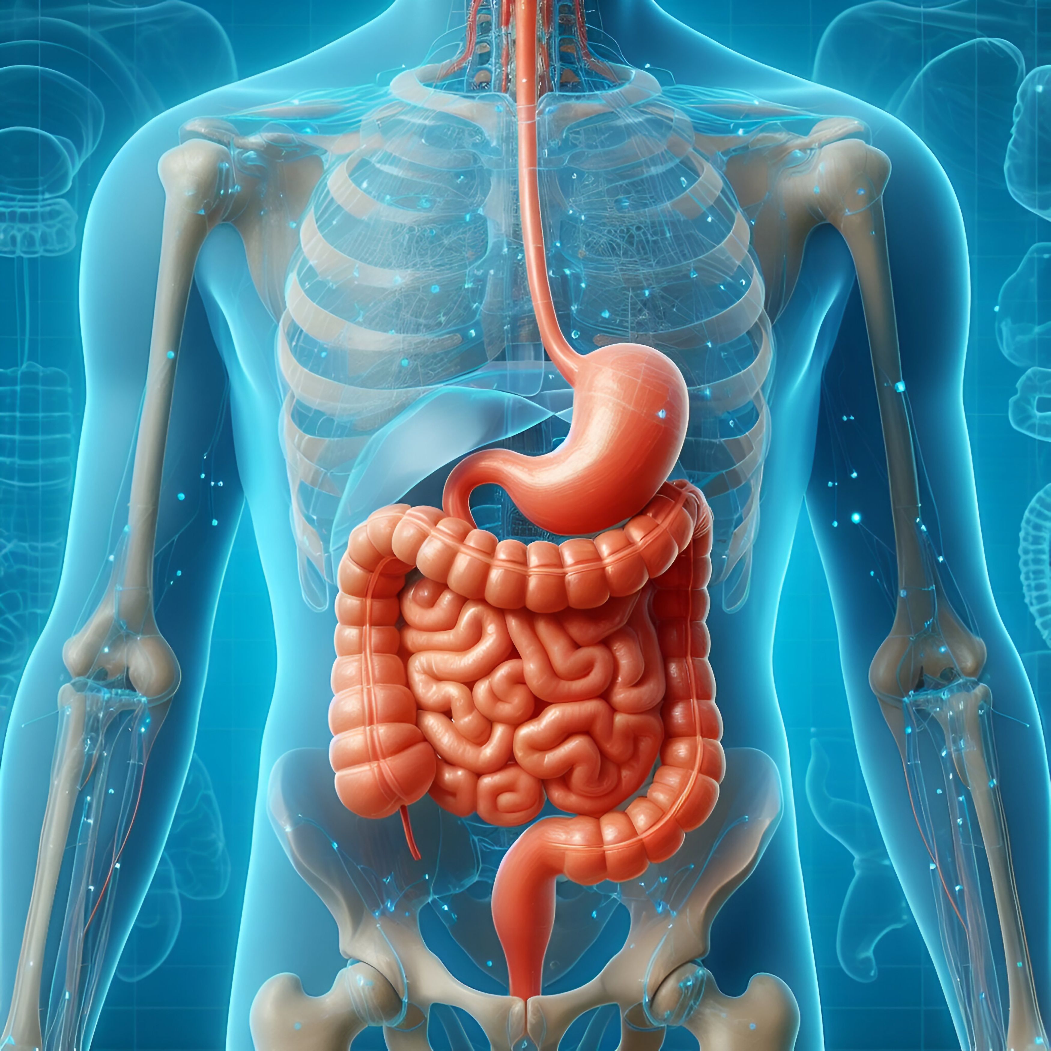 digestive system illustration