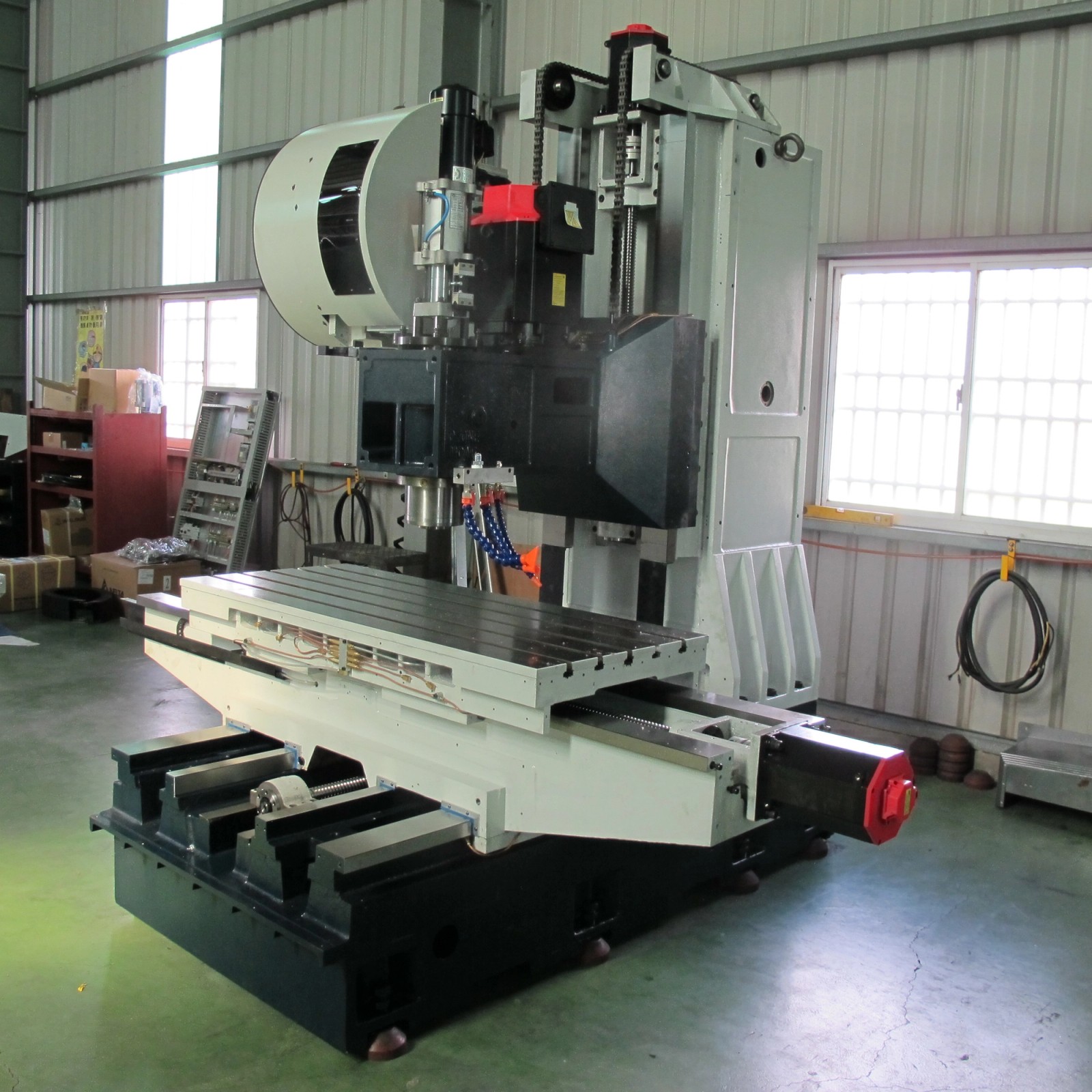 CNC vertical machining center finishing a component at BSF
