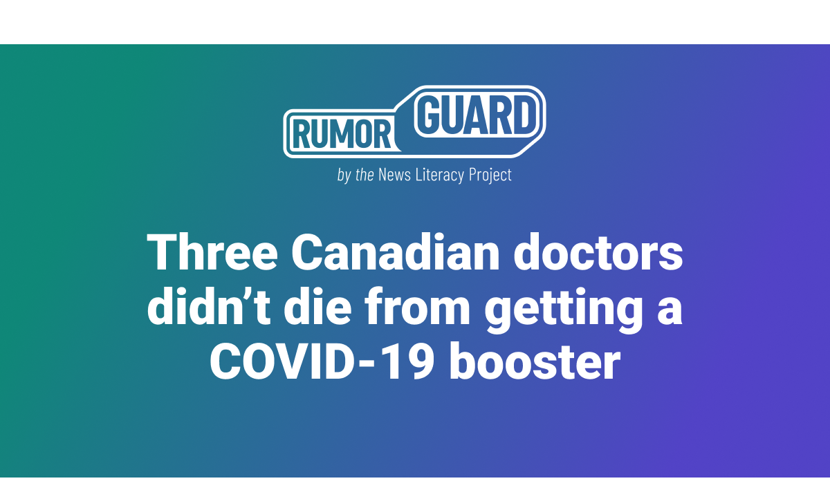 Three Canadian Doctors Didn T Die From Getting A COVID 19 Booster   091bf7c189979ab7e08eccd5f08788dbc5a46393 1200x725 