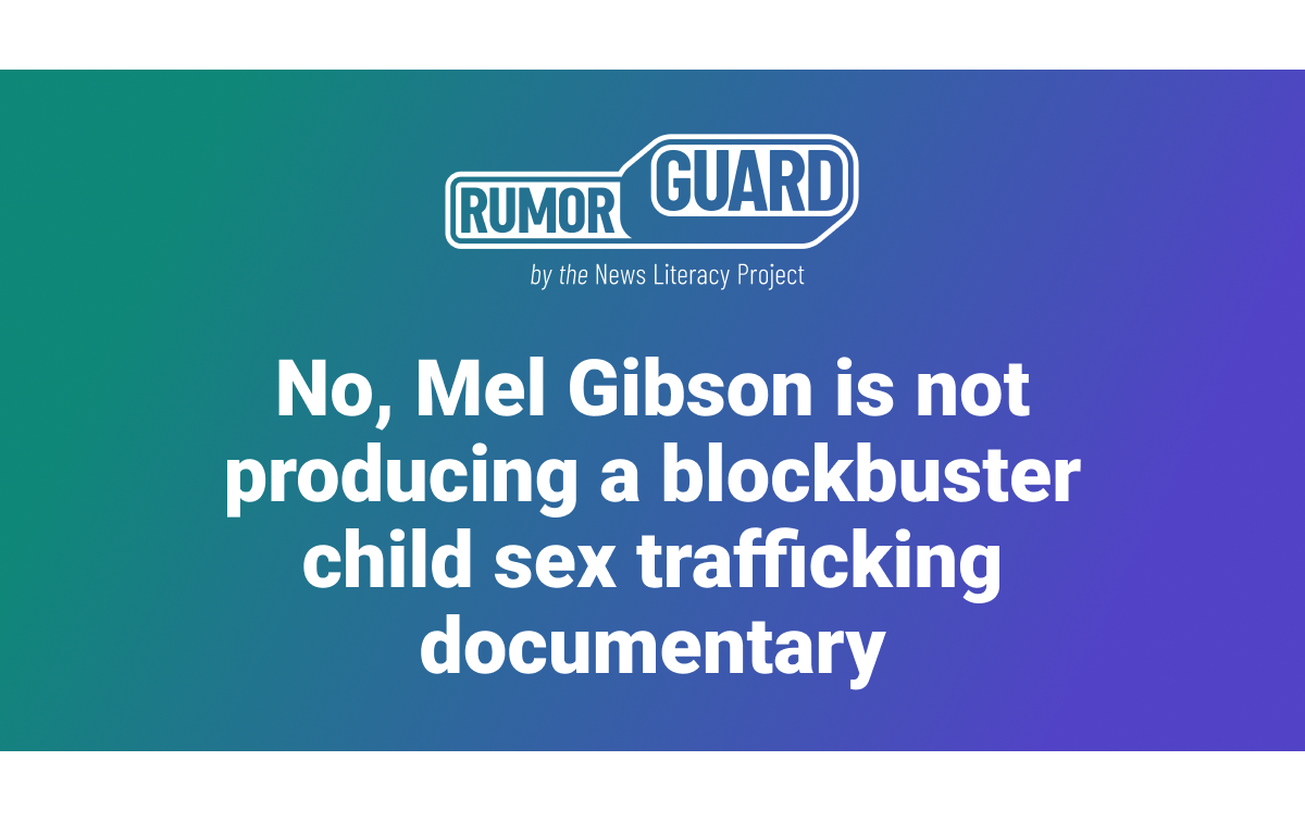 Mel Gibson Provided 'Valuable Intelligence' on Child Trafficking for Doc