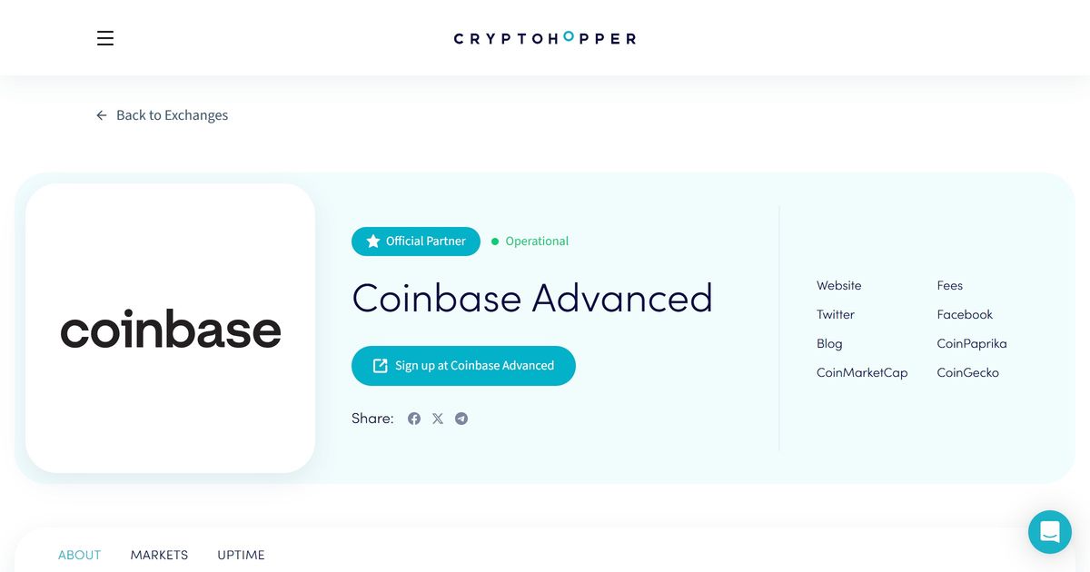 Coinbase Advanced Trade Python Wrapper Coinbase Advanced Trading Bot: Automate Crypto Trading with Cryptohopper