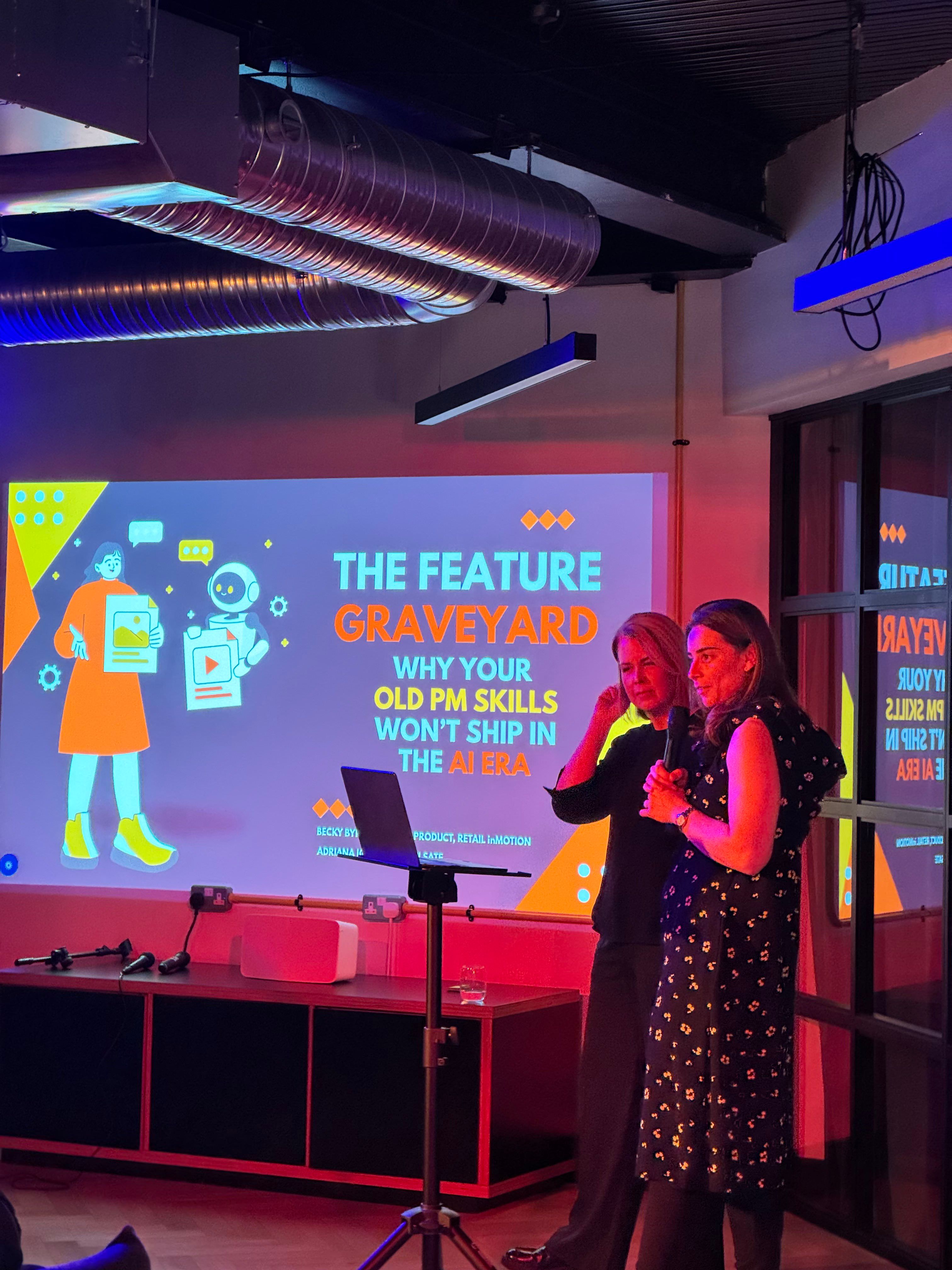 Becky Byrne and Adriana Ignat