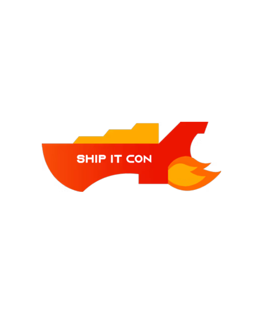 ship it con (ship it conference) orange ship logo
