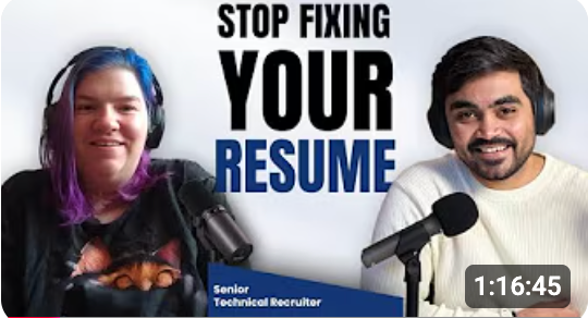 Stop fixing your resume