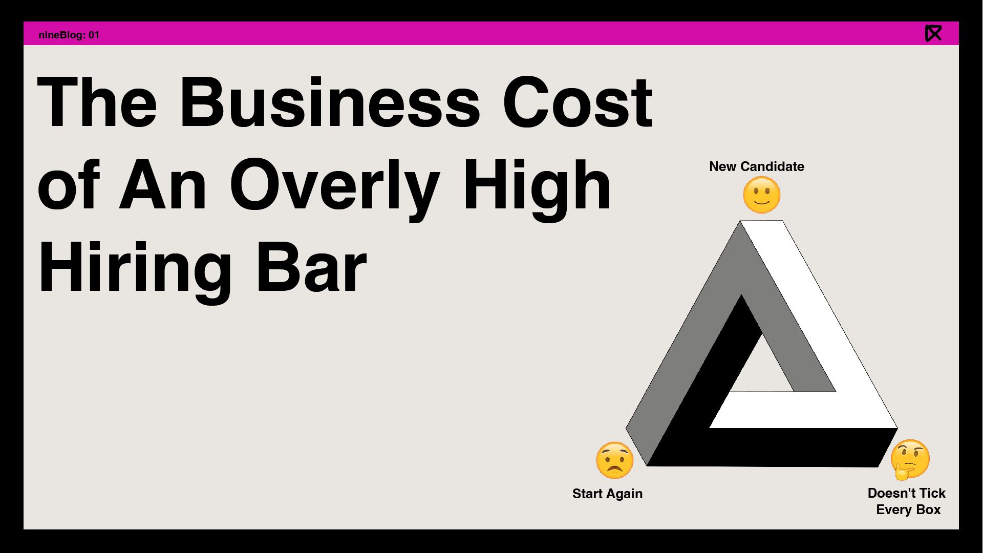 The Business Cost of An Overly High Hiring Bar