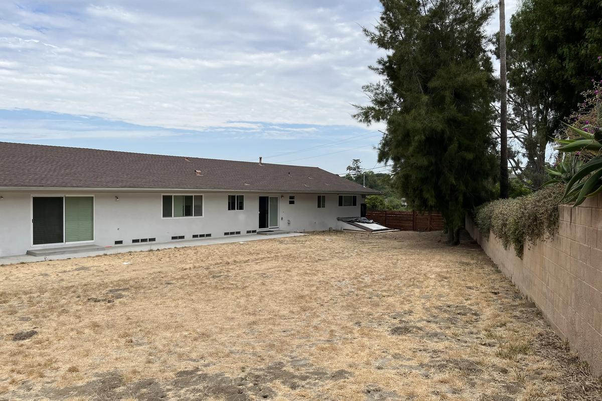 Before design and pool remodel in Vista CA