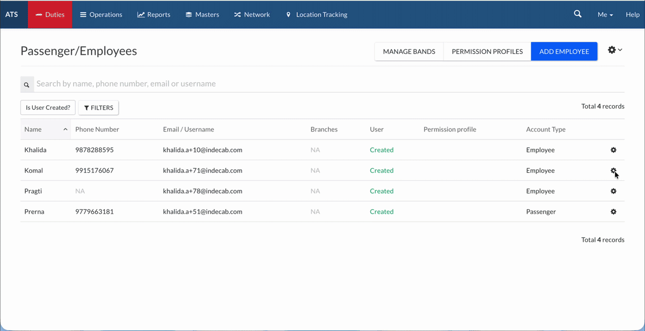 Manage permissions
