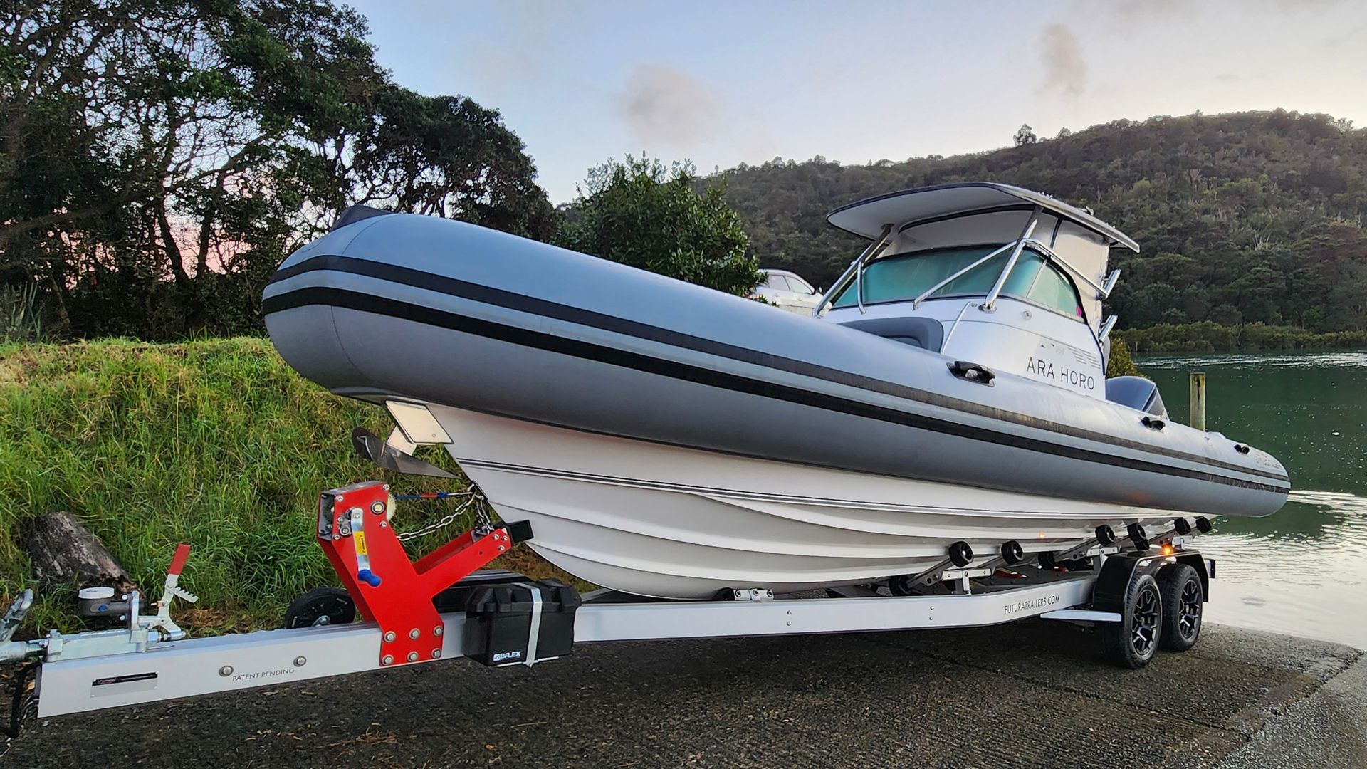 Futura aluminium boat trailer