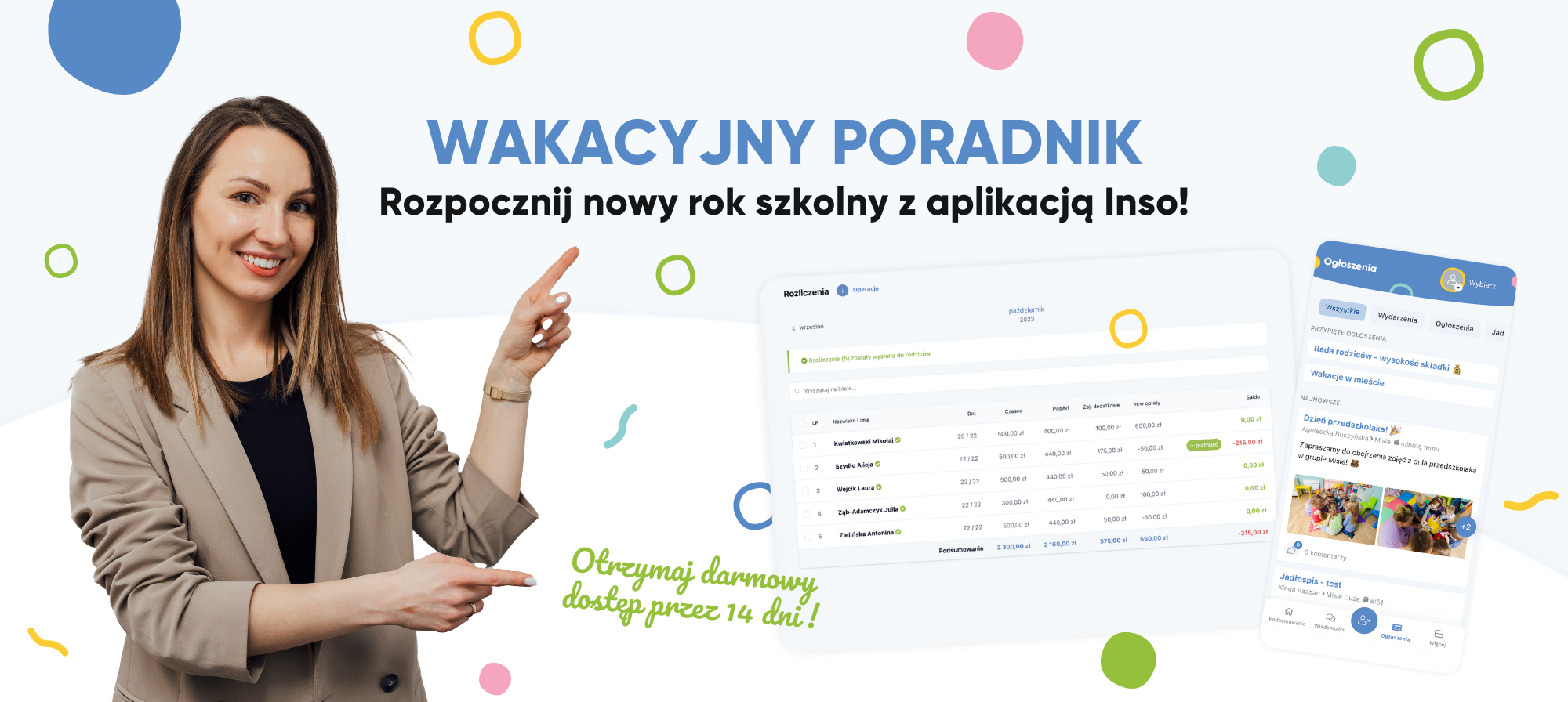 Rozpocznij nowy rok szkolny z aplikacją Inso! – wakacyjny poradnik