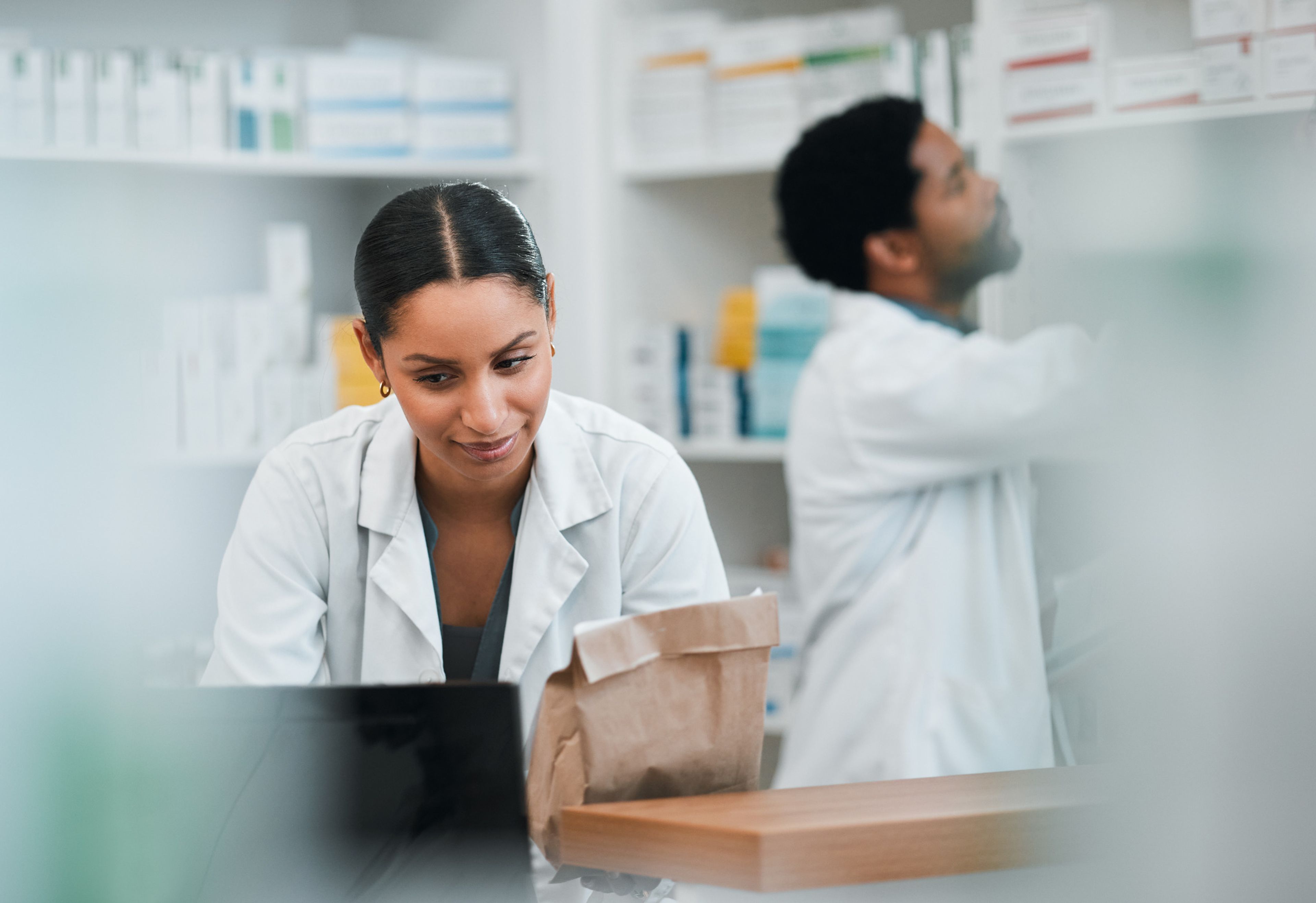 Pharmacy interior