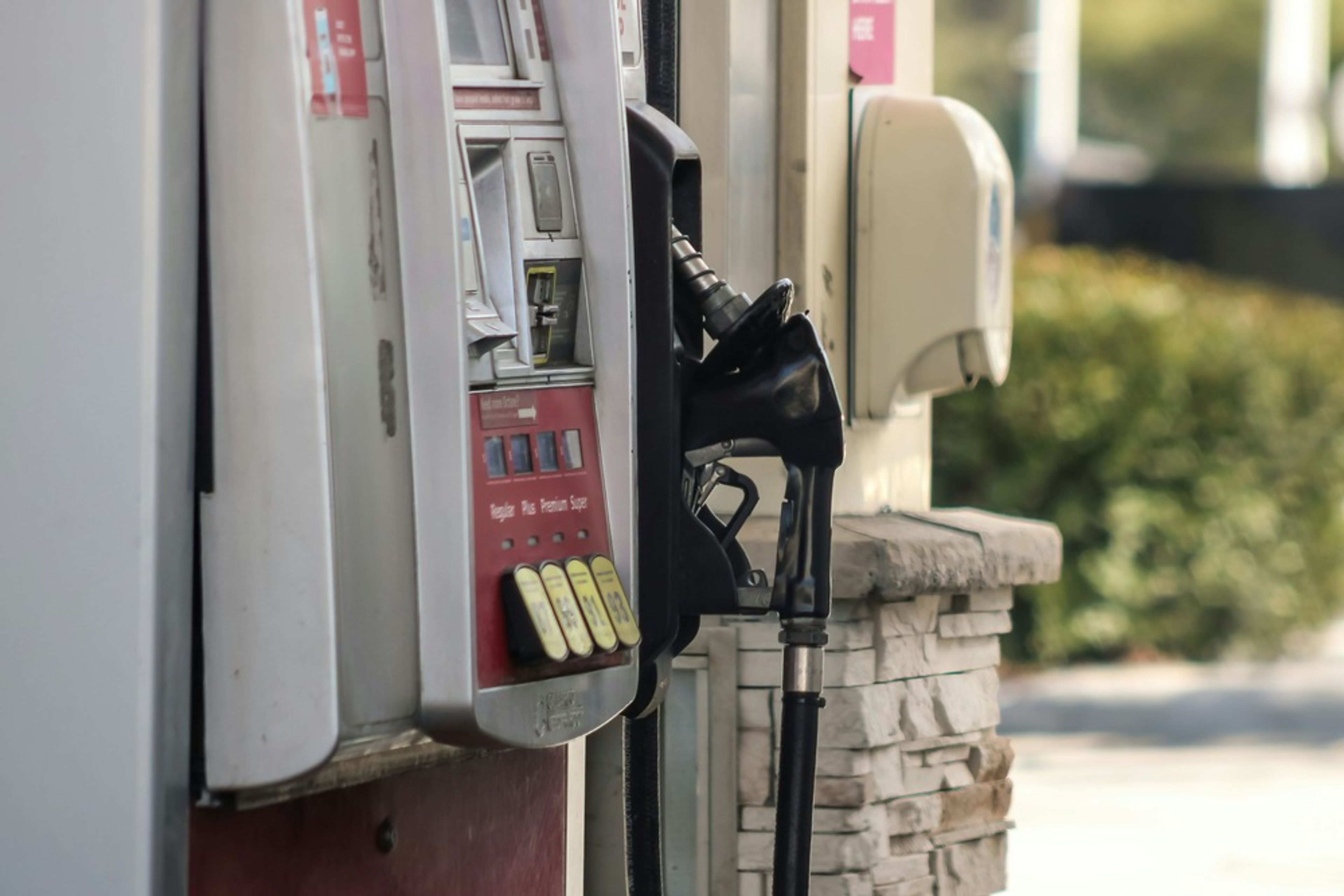 Gas station storefront